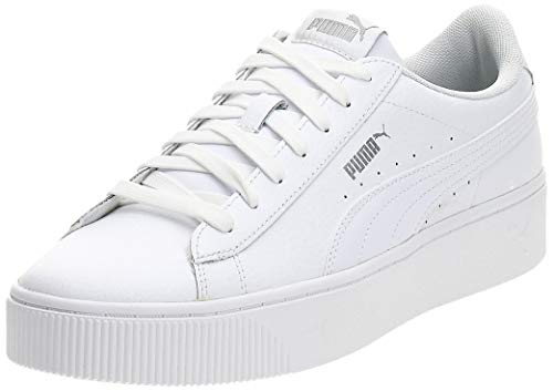 PUMA Vikky Stacked L, Zapatillas, para Mujer, Blanco (Puma White-Puma White), 37.5 EU