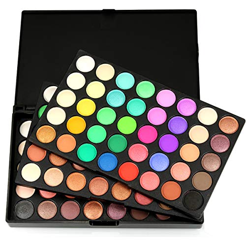 Pure Vie® 120 Colores Sombra De Ojos Paleta de Maquillaje Cosmética - Perfecto para Sso Profesional y Diario