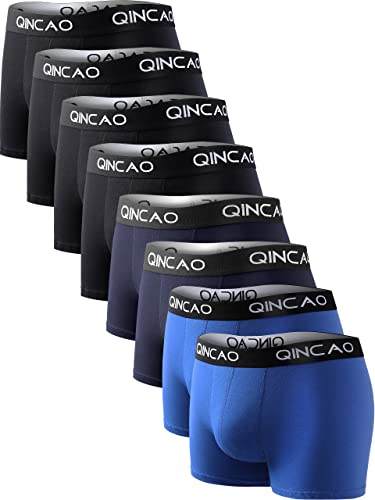 QINCAO Calzoncillos Hombre Boxer Pack de 5 o 8 Bóxer Algodón Multicolor