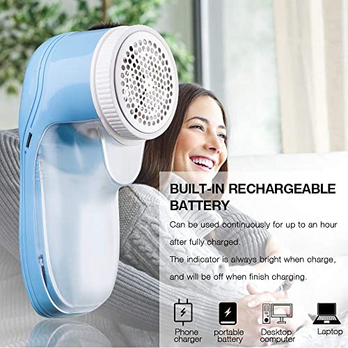 Quitapelusas Electrico, Quita Pelusas Ropa USB Recargable, Quita Pelusas Cepillo Antipelusas, Cepillo Antipelusas Fabric Shaver, Maquina Quitar Bolitas Ropa Quitapelos para Quitar Bolas