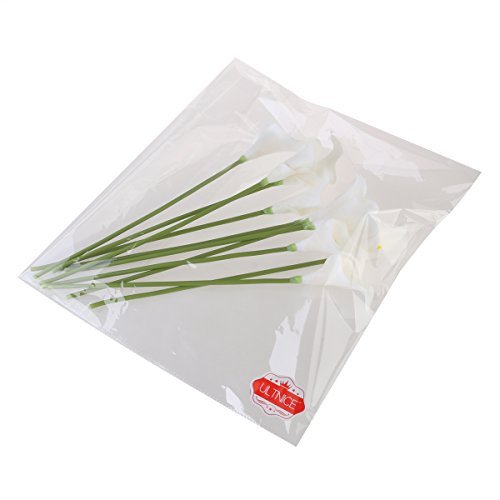 Ramos de flores de la boda Winomo 10ST Calla Lily flores paquetes artificial PU de la novia de la boda ramos