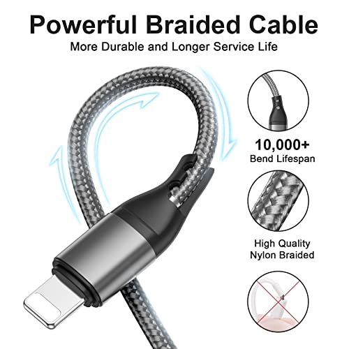 RAVIAD 3 en 1 Multi Cable de Carga, Multi USB Cargador Cable Múltiples Carga Rápida Cable Micro USB Tipo C para Android Samsung Galaxy S10 S9 S8, Huawei P30 P20, Honor, Redmi, Kindle, LG -1.2M Gris