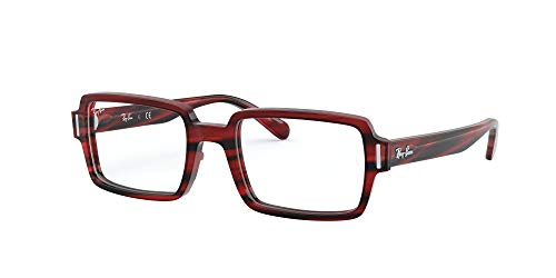 Ray-Ban 0rx5473 Gafas, Striped Red, 52 para Mujer