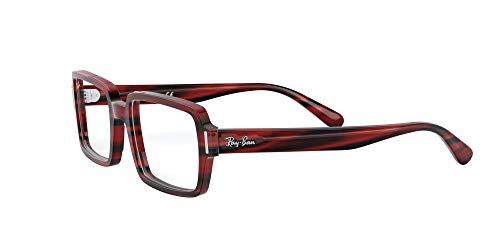 Ray-Ban 0rx5473 Gafas, Striped Red, 52 para Mujer