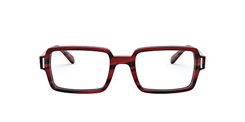 Ray-Ban 0rx5473 Gafas, Striped Red, 52 para Mujer