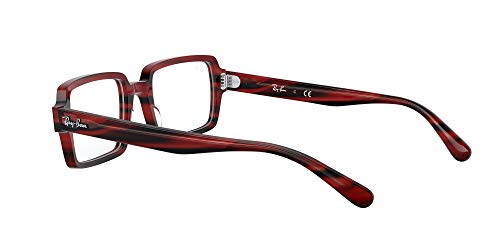 Ray-Ban 0rx5473 Gafas, Striped Red, 52 para Mujer