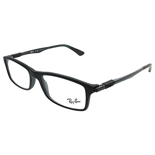 Ray-Ban Gafas de Vista RX 7017 Matte Black 54/17/145 unisex