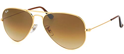 Ray-Ban RB3025 001/51 Gold RB3025 Aviator Sunglasses Lens Category 2 Size 58mm