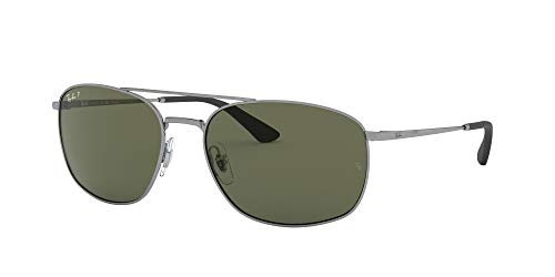 Ray-Ban RB3654-004/9A Gafas de Sol, Gunmetal, 60 Unisex