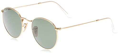 Ray-Ban Round Metal Gafas, Oro, 50 Unisex Adulto