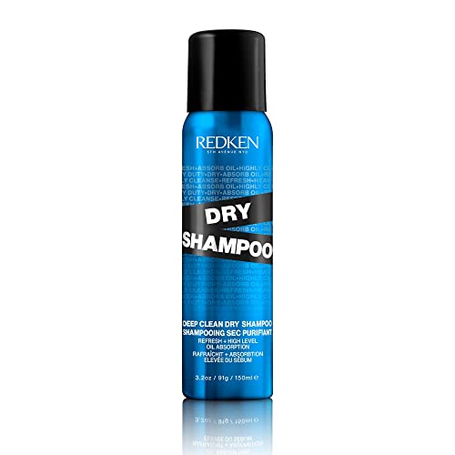 Redken | Champú en seco en Spray para una sensación de frescura, Deep Clean Dry Shampoo, 150 ml