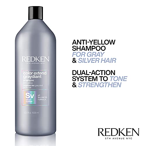 Redken, COLOR EXTEND GRAYDIANT anti-yellow shampoo - Champú anti-amarillo, 1000 ml