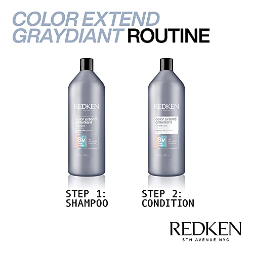 Redken, COLOR EXTEND GRAYDIANT anti-yellow shampoo - Champú anti-amarillo, 1000 ml