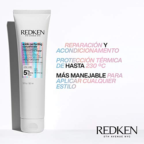 Redken | Tratamiento sin Aclarado Para fortalecer Los Cabellos Coloreados, Acidic Bonding Concentrate, 125 ml
