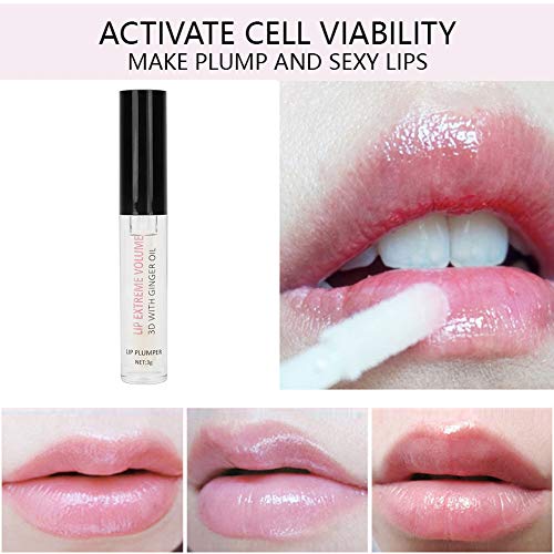 Relleno de labios natural, potenciador de labios, suero de bálsamo hidratante para dar volumen a los labios Maximizer Gloss con ingredientes vegetales