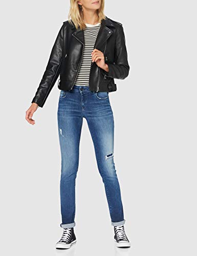 Replay Faaby, Jeans para Mujer, Azul (93 Azul medio), 29W / 32L