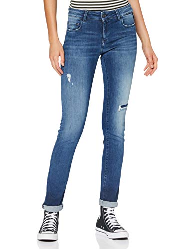 Replay Faaby, Jeans para Mujer, Azul (93 Azul medio), 29W / 32L