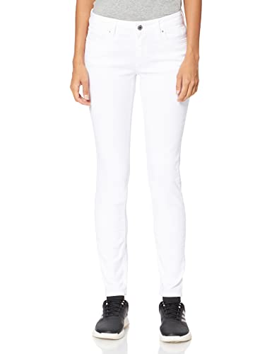 REPLAY New Luz Hyperflex Colour, Jeans para Mujer, Blanco (001 White), 28W / 30L