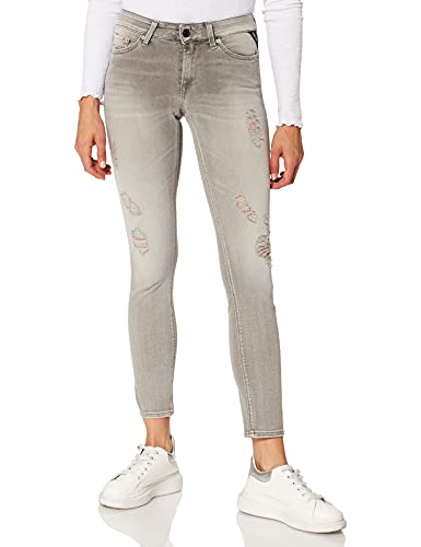 REPLAY New Luz Jeans, 096 Light Grey, 24W / 30L para Mujer