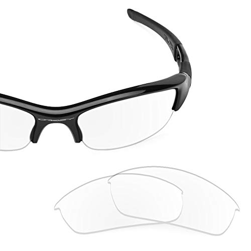 Revant Lentes de Repuesto Compatibles con Gafas de Sol Oakley Flak Jacket, No Polarizados, Cristal Claro