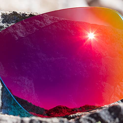 Revant Lentes de Repuesto Compatibles con Gafas de Sol Oakley Frogskins, Polarizados, Sol de Medianoche MirrorShield