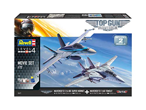 Revell- Top Gun 2 Movie Set Accesorios, Color Plateado (RV05677)