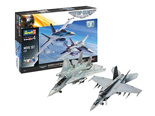 Revell- Top Gun 2 Movie Set Accesorios, Color Plateado (RV05677)