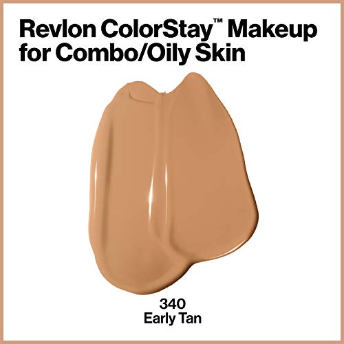 Revlon ColorStay Base de Maquillaje para Piel Mixta/Grasa, Bronceado Temprano - 30 ml