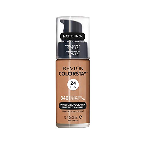 Revlon ColorStay Base de Maquillaje para Piel Mixta/Grasa, Bronceado Temprano - 30 ml