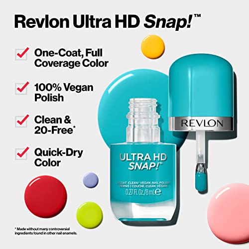 Revlon - Esmalte de uñas Ultra HD Snap Nail (Cherry On Top #030)