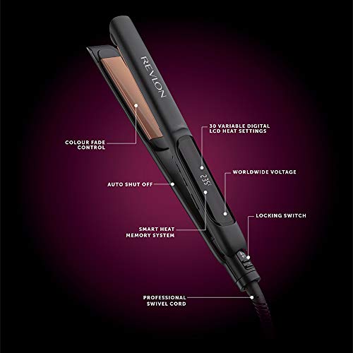 Revlon Perfect Heat Copper Glide - Plancha Estilizadora Digital