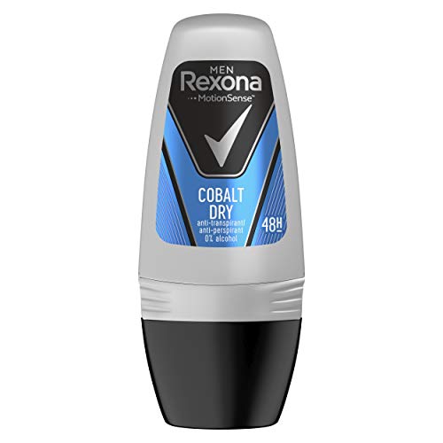 Rexona  Desodorante Roll On Antitranspirante para hombre Cobalt Dry  50ml