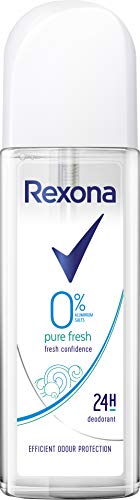 Rexona Desodorante Spray pulverizador Pure Fresh sin aluminio, 6 unidades