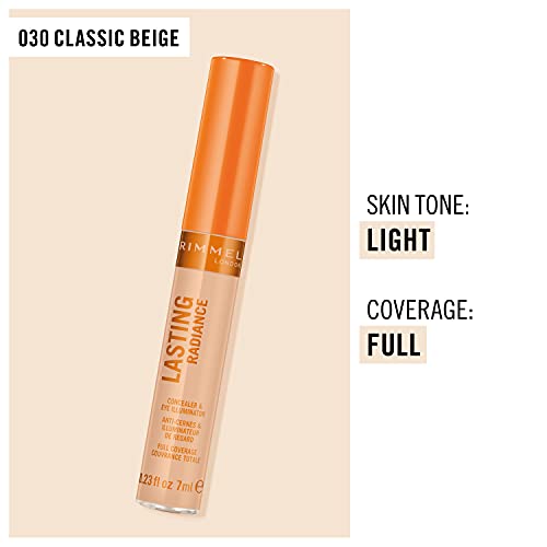 Rimmel London Lasting Radiance Concealer, Corrector de maquillaje. Tono 10 7ml