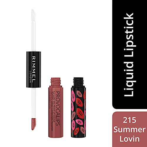 Rimmel London Provocalips Labial Líquido, Tono 215 Summer Lovin - 7 ml