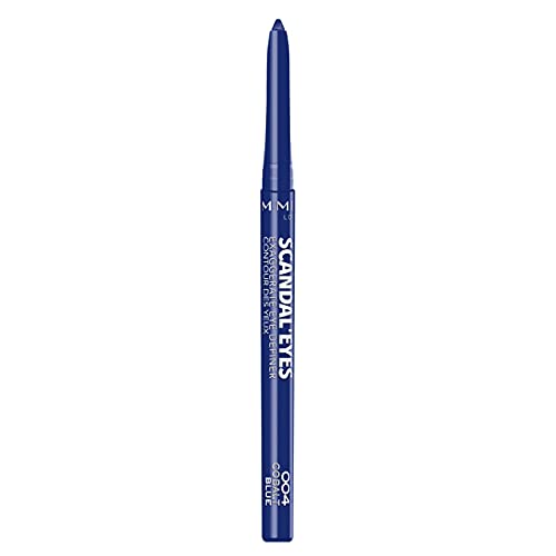 Rimmel London Scandal'eyes Exaggerate Eye Definer, Delineador de ojos automático, Tono 4 Azul