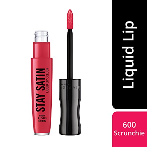 Rimmel London Stay Satin Liquid Lip Colour Barra De Labios, Tono 600 Scrunchie - 21 gr (34222147600)