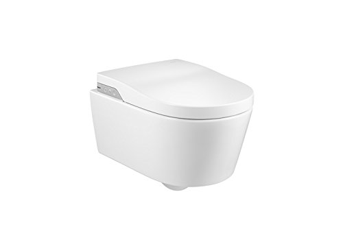 Roca A803060001 - In-wash - smart toilet suspendido rimless con salida a pared. incluye tapa y asiento. necesita toma de red