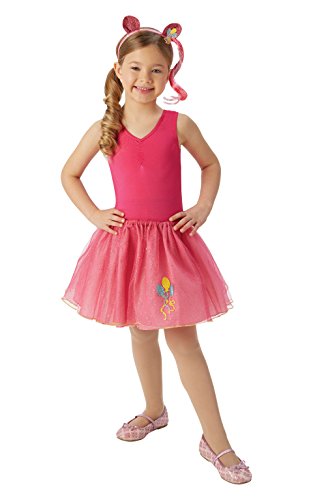 Rubies 's oficial My Little Pony Pinkie del niño tutú de pie y elásticas de pelo (talla única, 4 – 8 años)