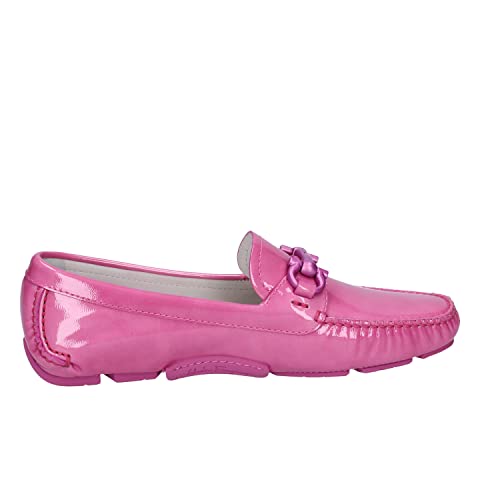 SALVATORE FERRAGAMO Mocasines Mujer Charol Rosa 35.5 EU