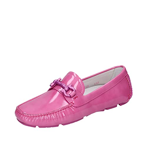 SALVATORE FERRAGAMO Mocasines Mujer Charol Rosa 35.5 EU