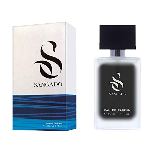 SANGADO Negro Exótico Perfume Unisex, Larga Duración de 8-10 horas, Olor Lujoso, Amaderada Aromática, Francesas Finas, Extra Concentrado (Eau de Parfum), Spray de 50 ml, Hipnótico, Un Gran Regalo