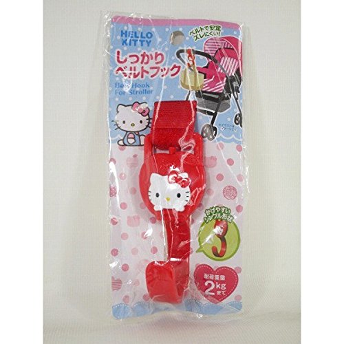 Sanrio Hello Kitty - Gancho para cinturón para cochecito (2 kg), color rojo