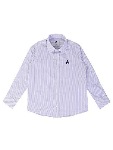 Scalpers Siena Shirt Kids - Camisa para niño, Talla 10, Color Rayas Azules