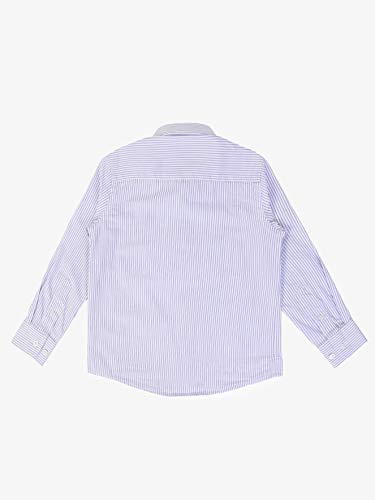 Scalpers Siena Shirt Kids - Camisa para niño, Talla 10, Color Rayas Azules