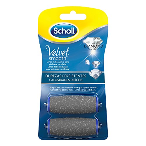 Scholl Velvet Smooth - Cabezales de recambio, 2 unidades