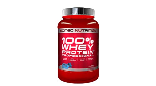 Scitec Nutrition 100% Whey Protein Professional con aminoácidos clave y enzimas digestivas adicionales, sin gluten, 920 g, Vainilla