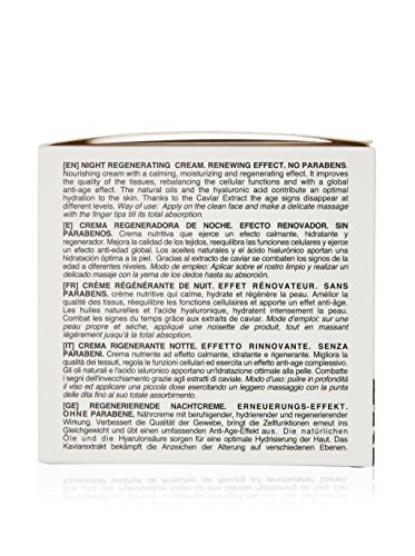 Seizen - Caviar Crema de Noche Regeneradora Efecto Renovador - 50 ml