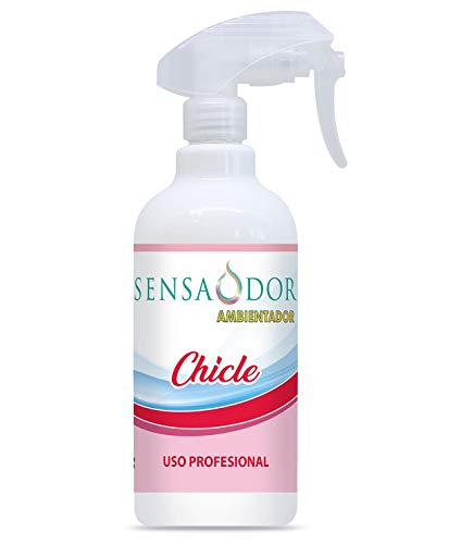 SENSAODOR, Ambientador en Spray 500 ml, Empresas, Negocio, Limpieza, Neutralizador, Quitaolor (Chicle, 500)