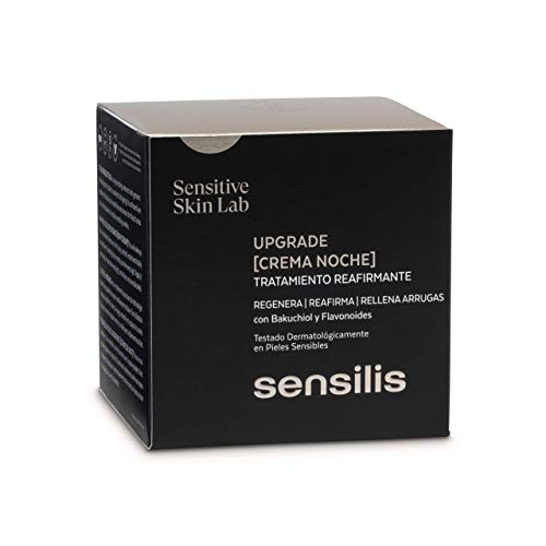 Sensilis Upgrade - Crema de Noche Reafirmante y Regenerante para Piel Sensible - 50 ml